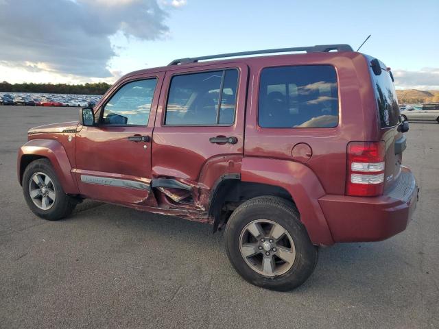 1J8GN28K68W252113 - 2008 JEEP LIBERTY SPORT BURGUNDY photo 2