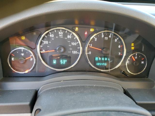 1J8GN28K68W252113 - 2008 JEEP LIBERTY SPORT BURGUNDY photo 9