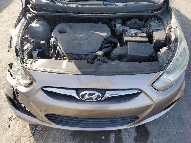 KMHCT4AE7DU476911 - 2013 HYUNDAI ACCENT GLS ბეჟი ფოტო 11