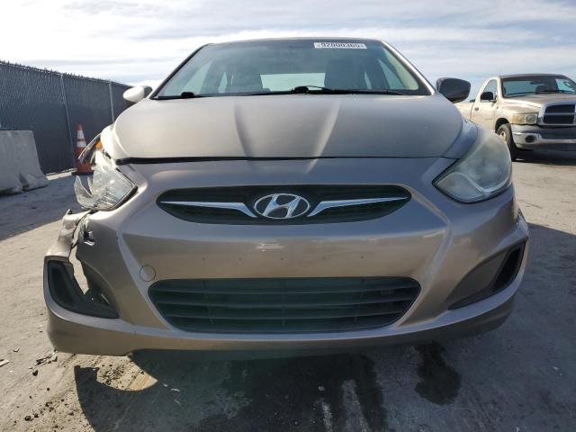 KMHCT4AE7DU476911 - 2013 HYUNDAI ACCENT GLS ბეჟი ფოტო 5