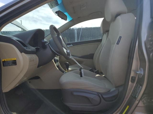 KMHCT4AE7DU476911 - 2013 HYUNDAI ACCENT GLS ბეჟი ფოტო 7