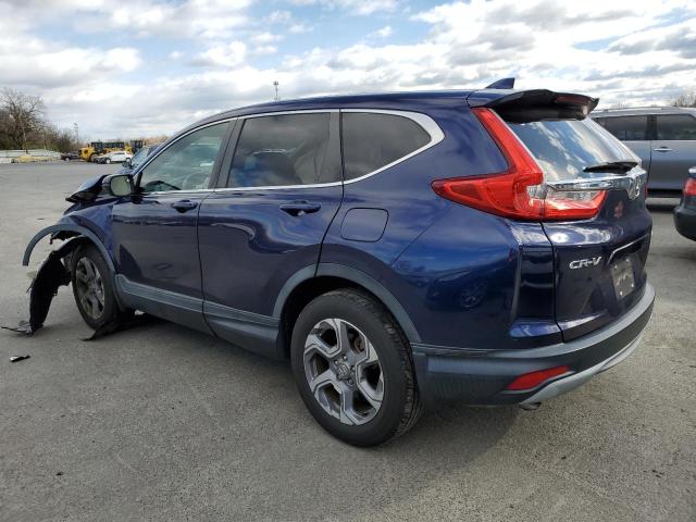 7FARW2H81JE040008 - 2018 HONDA CR-V EXL BLUE photo 2