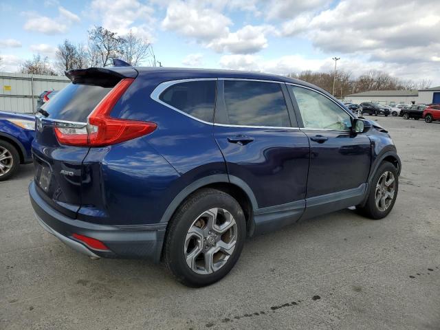 7FARW2H81JE040008 - 2018 HONDA CR-V EXL BLUE photo 3