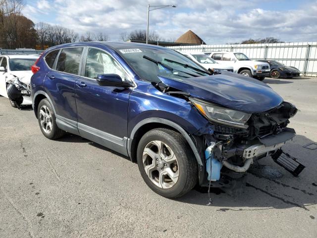 7FARW2H81JE040008 - 2018 HONDA CR-V EXL BLUE photo 4