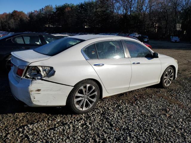 1HGCR2F51FA006430 - 2015 HONDA ACCORD SPORT Білий фото 3