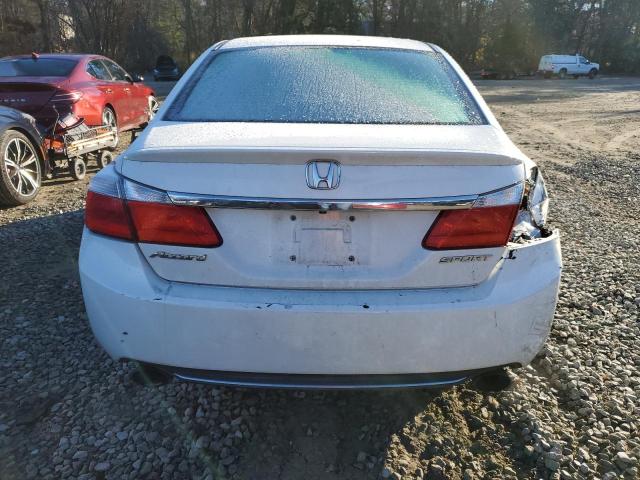 1HGCR2F51FA006430 - 2015 HONDA ACCORD SPORT Білий фото 6