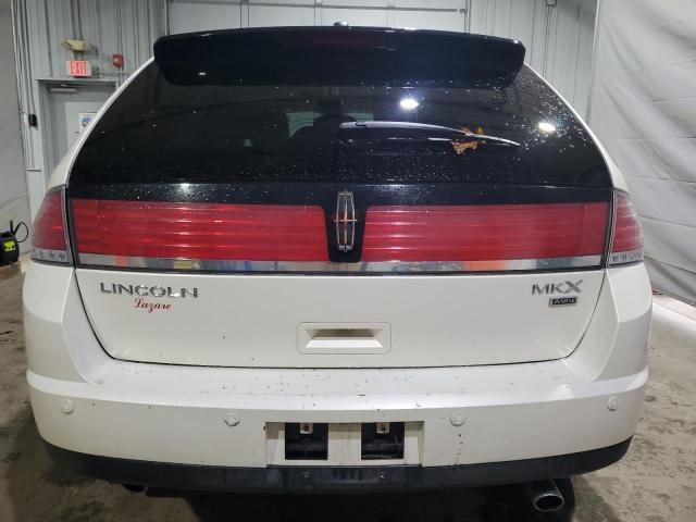 2LMDU88C28BJ37664 - 2008 LINCOLN MKX WHITE photo 6