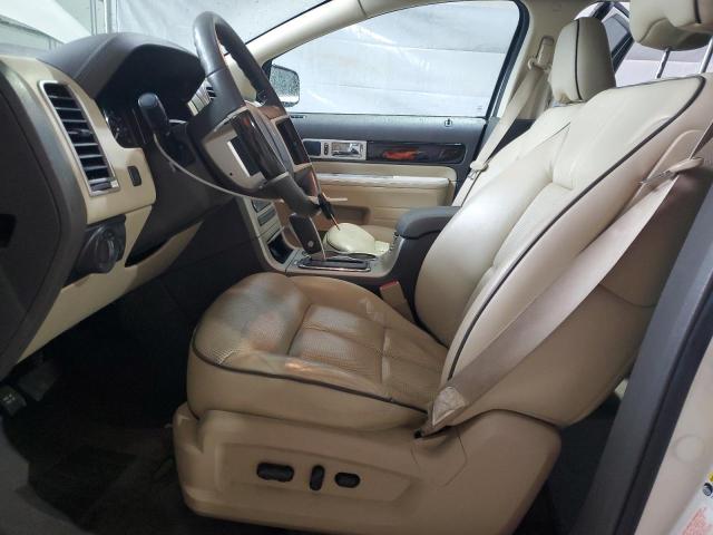 2LMDU88C28BJ37664 - 2008 LINCOLN MKX WHITE photo 7