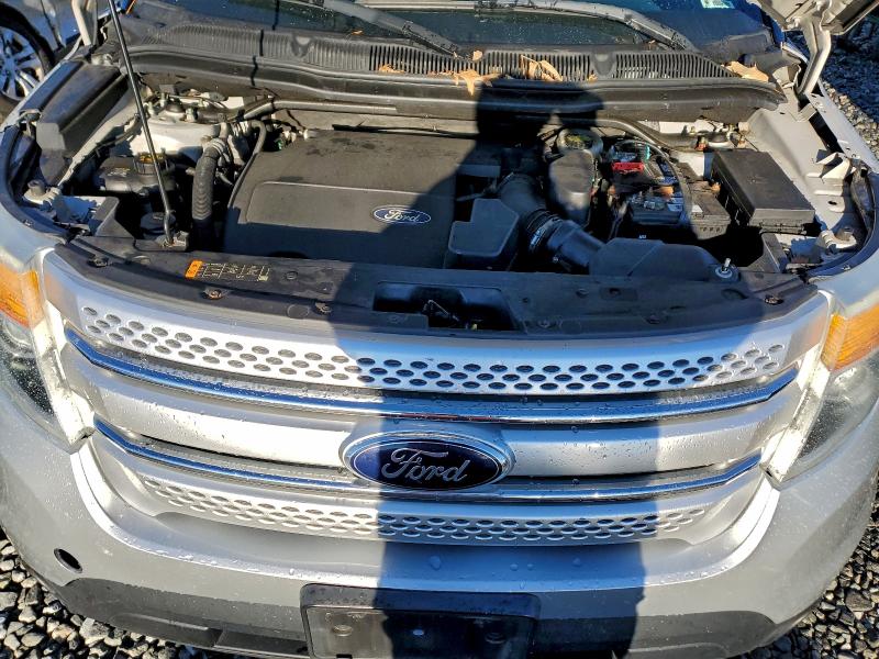 1FM5K8D89DGA22702 - 2013 FORD EXPLORER XLT SILVER photo 12