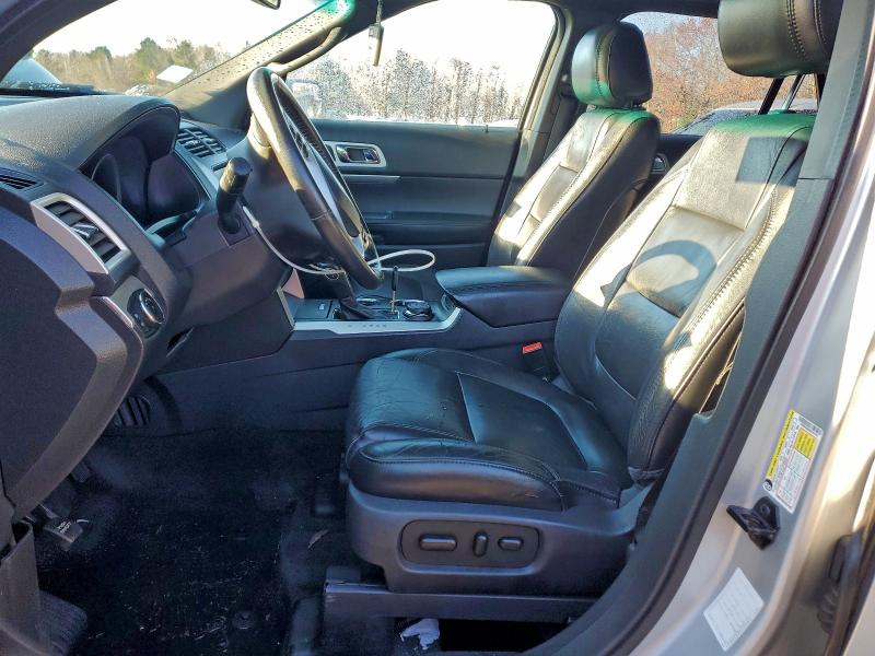 1FM5K8D89DGA22702 - 2013 FORD EXPLORER XLT SILVER photo 7