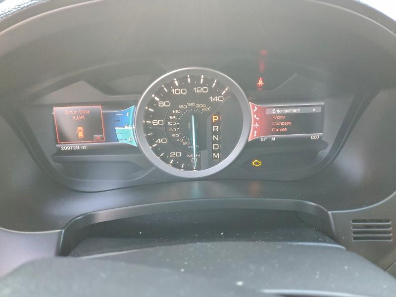 1FM5K8D89DGA22702 - 2013 FORD EXPLORER XLT SILVER photo 9