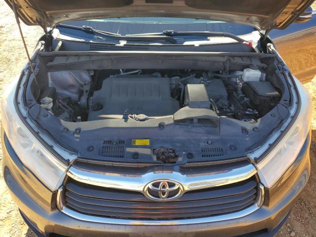 5TDJKRFH3ES031053 - 2014 TOYOTA HIGHLANDER XLE GRAY photo 12