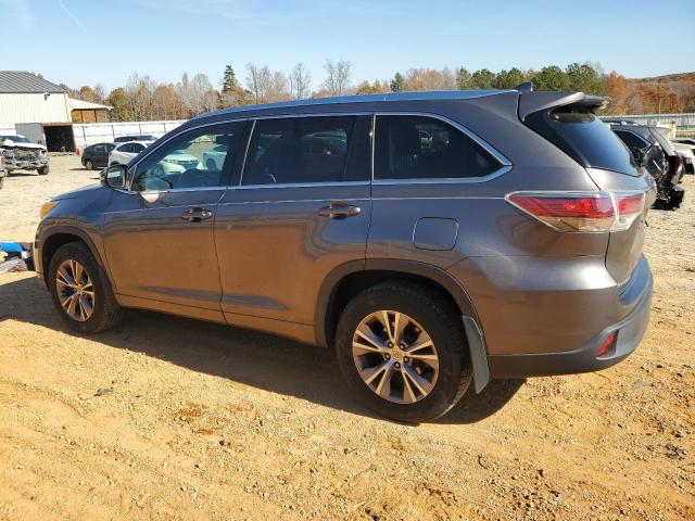 5TDJKRFH3ES031053 - 2014 TOYOTA HIGHLANDER XLE GRAY photo 2