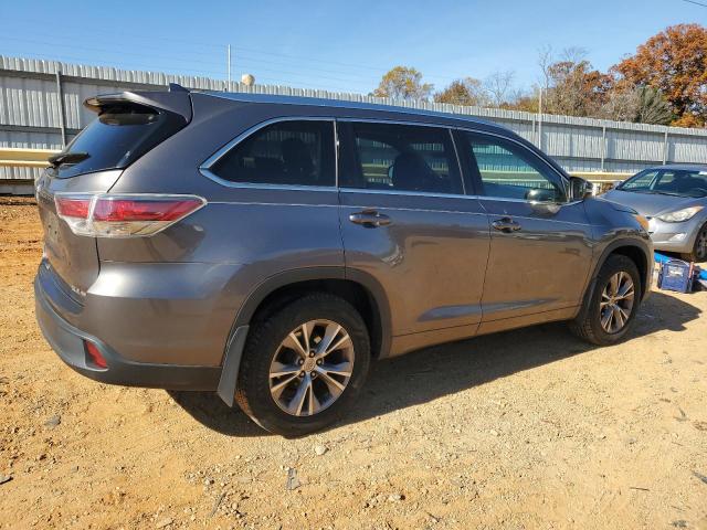 5TDJKRFH3ES031053 - 2014 TOYOTA HIGHLANDER XLE GRAY photo 3