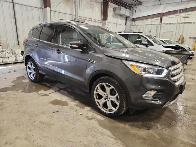 1FMCU9J94KUB13699 - 2019 FORD ESCAPE TITANIUM Gris photo 4