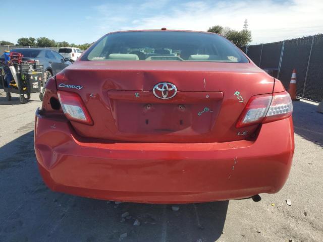 4T4BF3EK4BR118780 - 2011 TOYOTA CAMRY BASE RED photo 6