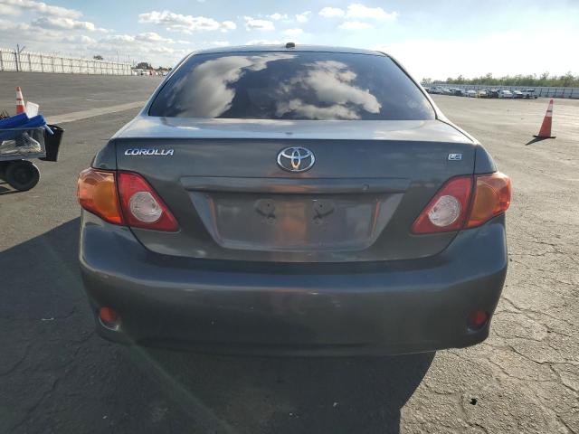 1NXBU40E89Z072923 - 2009 TOYOTA COROLLA BASE GRAY photo 6