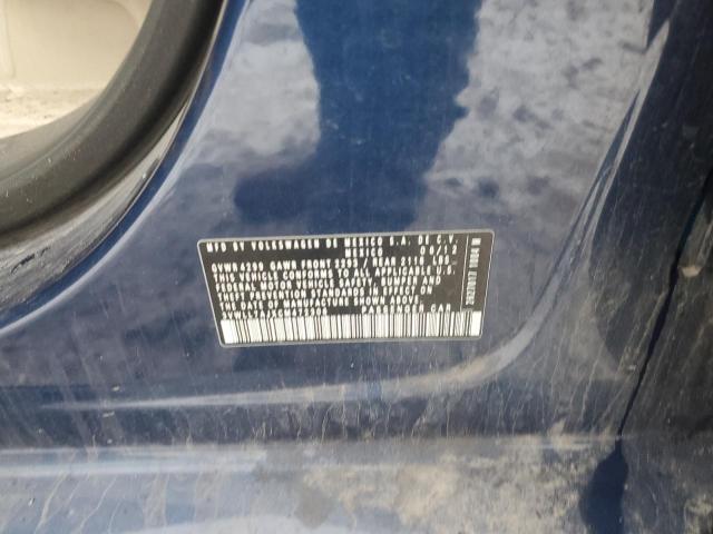 3VWLL7AJXCM472306 - 2012 VOLKSWAGEN JETTA TDI BLUE photo 12