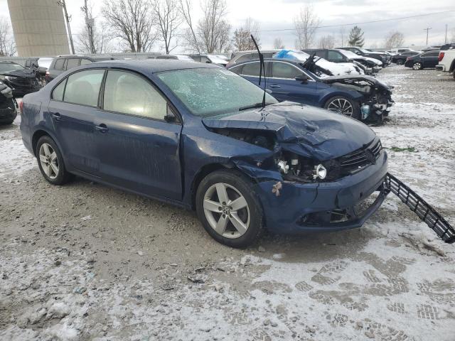 3VWLL7AJXCM472306 - 2012 VOLKSWAGEN JETTA TDI BLUE photo 4