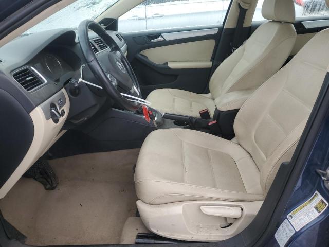 3VWLL7AJXCM472306 - 2012 VOLKSWAGEN JETTA TDI BLUE photo 7