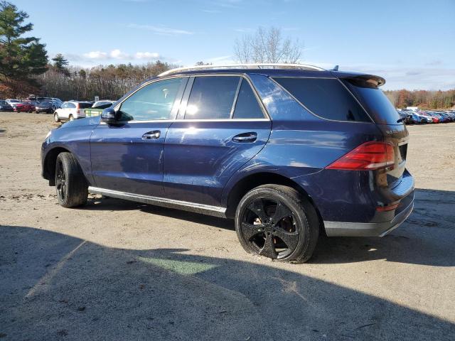 4JGDA5HB0JB083173 - 2018 MERCEDES-BENZ GLE 350 4MATIC BLUE photo 2