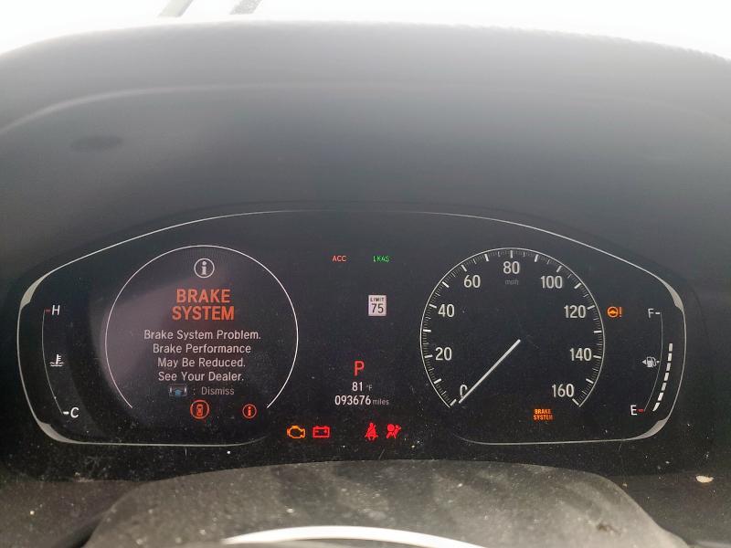 1HGCV1F13JA009129 - 2018 HONDA ACCORD LX შავი ფოტო 9