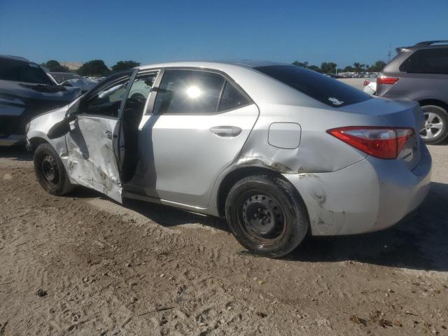 2T1BURHEXGC486687 - 2016 TOYOTA COROLLA L SILVER photo 2