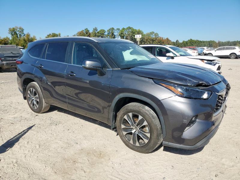 5TDKDRAH3PS002936 - 2023 TOYOTA HIGHLANDER L GRAY photo 4