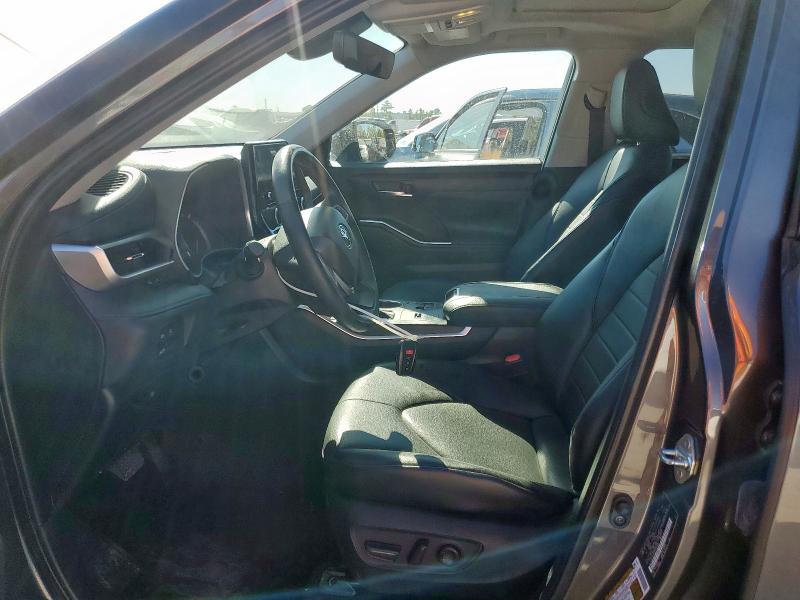 5TDKDRAH3PS002936 - 2023 TOYOTA HIGHLANDER L GRAY photo 7