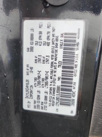 1D7KU28D13J558881 - 2003 DODGE RAM 2500 ST Чорний фото 12