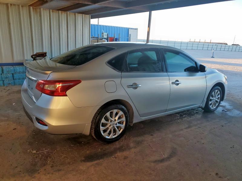 3N1AB7AP8KY210456 - 2019 NISSAN SENTRA S ვერცხლისფერი ფოტო 3