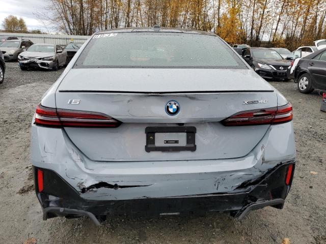 WBY13HG09SCS96345 - 2025 BMW I5 XDRIVE 40 GRAY photo 6