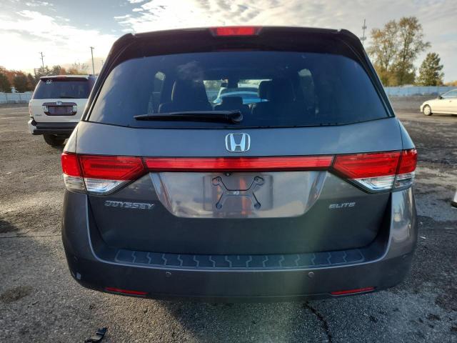 5FNRL5H96EB054586 - 2014 HONDA ODYSSEY TOURING GRAY photo 6