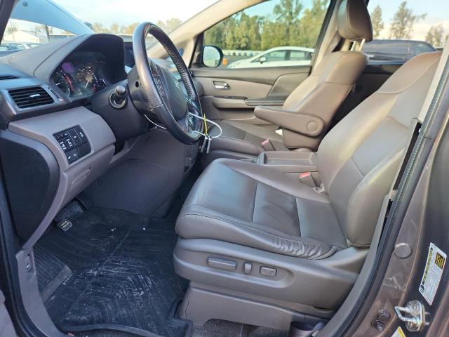 5FNRL5H96EB054586 - 2014 HONDA ODYSSEY TOURING GRAY photo 7