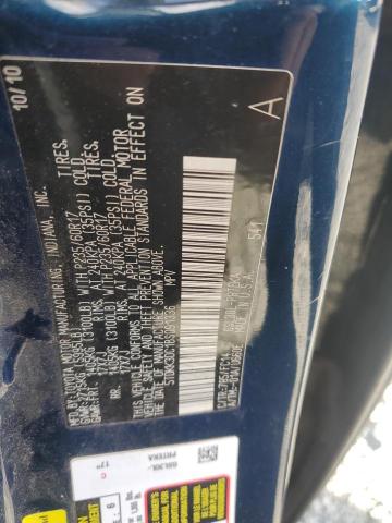 5TDKK3DC1BS091336 - 2011 TOYOTA SIENNA LE 蓝色 照片 13