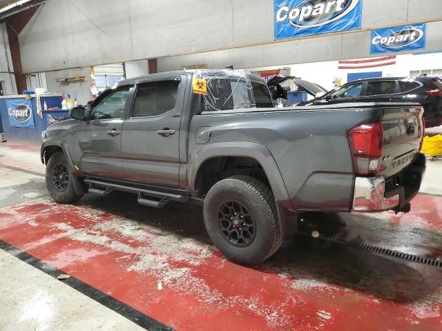 3TMCZ5AN4NM530602 - 2022 TOYOTA TACOMA DOUBLE CAB GRAY photo 2