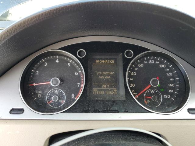 WVWMN7AN2BE708875 - 2011 VOLKSWAGEN CC SPORT BLACK photo 9