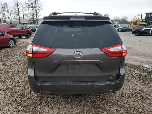 5TDDK3DC6FS100188 - 2015 TOYOTA SIENNA XLE ნაცრისფერი ფოტო 6