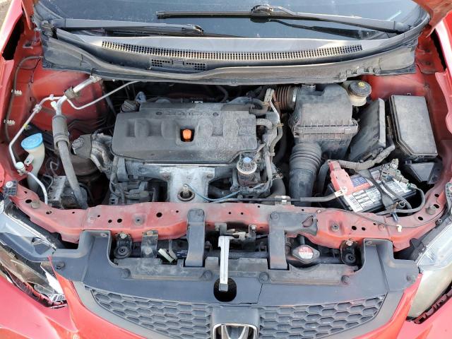 2HGFG3B8XCH554092 - 2012 HONDA CIVIC EX RED photo 11