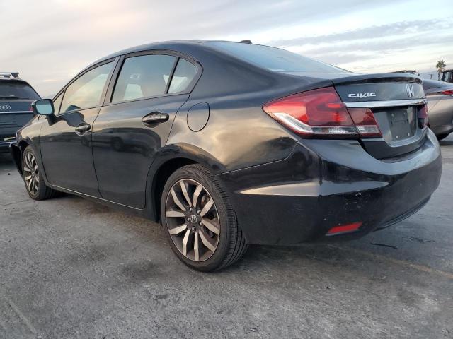 2HGFB2F96EH504983 - 2014 HONDA CIVIC EXL BLACK photo 2