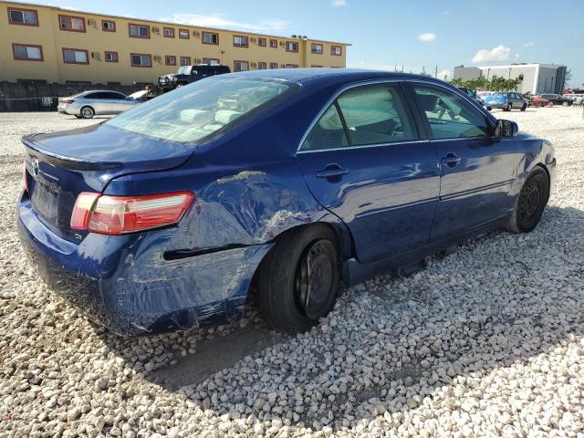 4T1BE46KX7U104696 - 2007 TOYOTA CAMRY CE BLUE photo 3