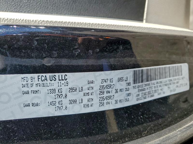 2C4RC1BG6LR139915 - 2020 CHRYSLER PACIFICA TOURING L BLACK photo 13