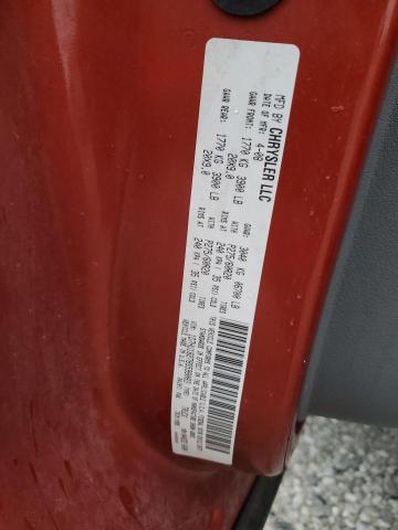 1D7HU18278S599083 - 2008 DODGE RAM 1500 ST ORANGE photo 12