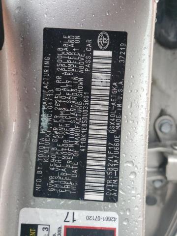 4T1BK1EB5DU035601 - 2013 TOYOTA AVALON BASE 金色 照片 13