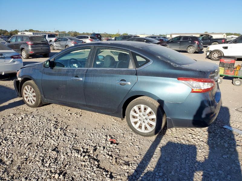 3N1AB7AP2FY378051 - 2015 NISSAN SENTRA S 青色 照片 2