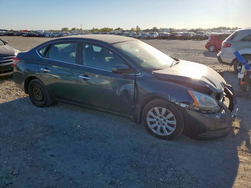 3N1AB7AP2FY378051 - 2015 NISSAN SENTRA S 青色 照片 4