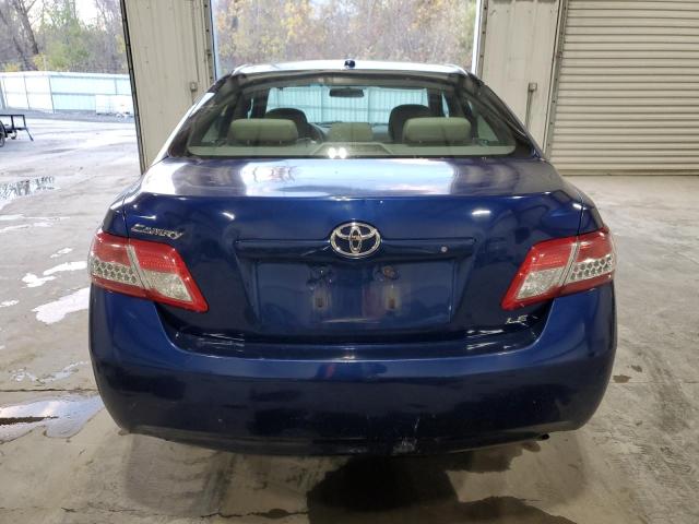 4T4BF3EK3AR025439 - 2010 TOYOTA CAMRY BASE Blau Foto 6