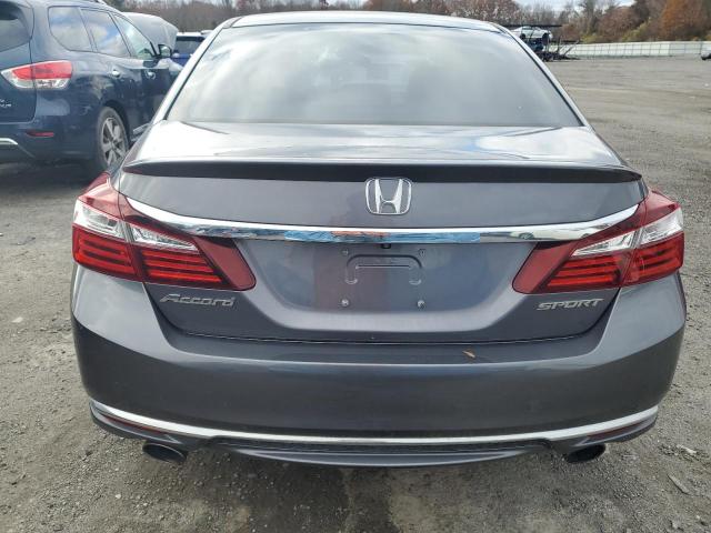 1HGCR2F57HA234418 - 2017 HONDA ACCORD SPORT ნაცრისფერი ფოტო 6