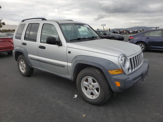 1J4GL48K97W577761 - 2007 JEEP LIBERTY SPORT Մոխրագույն լուսանկար 4