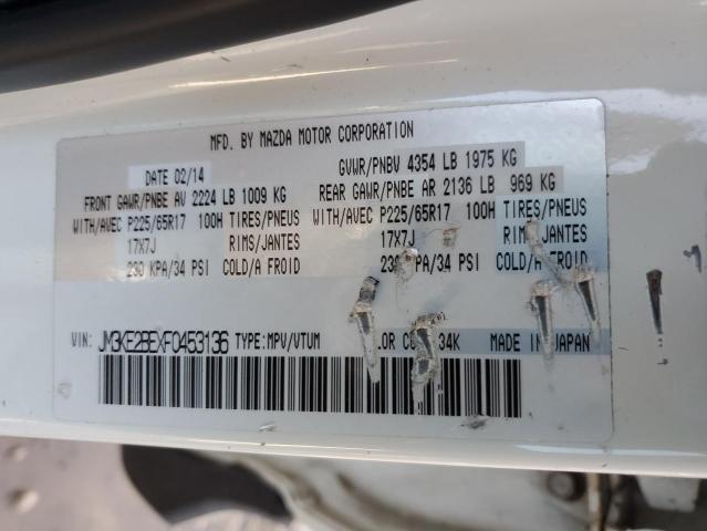 JM3KE2BEXF0453136 - 2015 MAZDA CX-5 SPORT WHITE photo 13